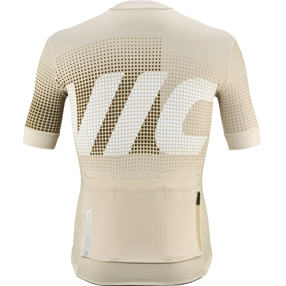 Maillot MAVIC AKSIUM GRAPHIC Manches Courtes Beige