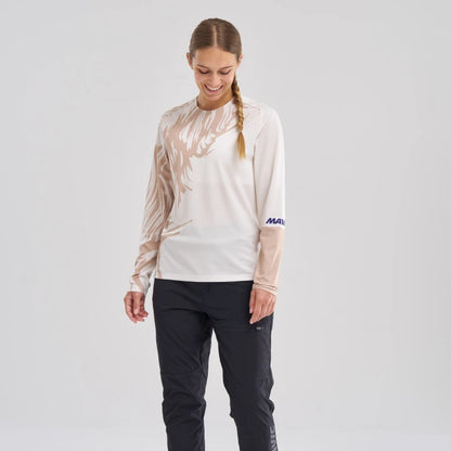 Maillot MAVIC DEEMAX ENDURO Manga Larga Mujer Blanco