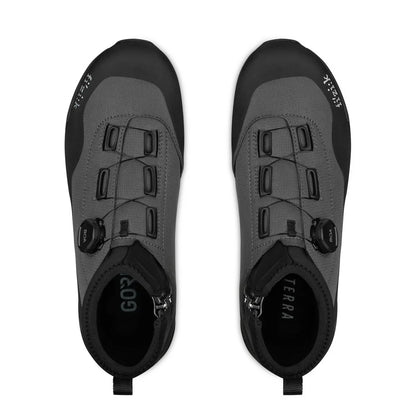 Buty MTB FIZIK ZIMA TERRA NANUQ GTX FLAT Czarne/Szare