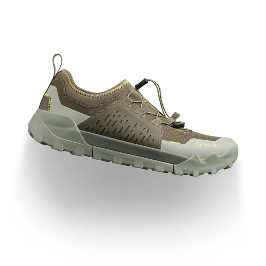 FIZIK TERRA ERGOLACE 2 FLAT Mountain Bike Shoes, Brown/Green