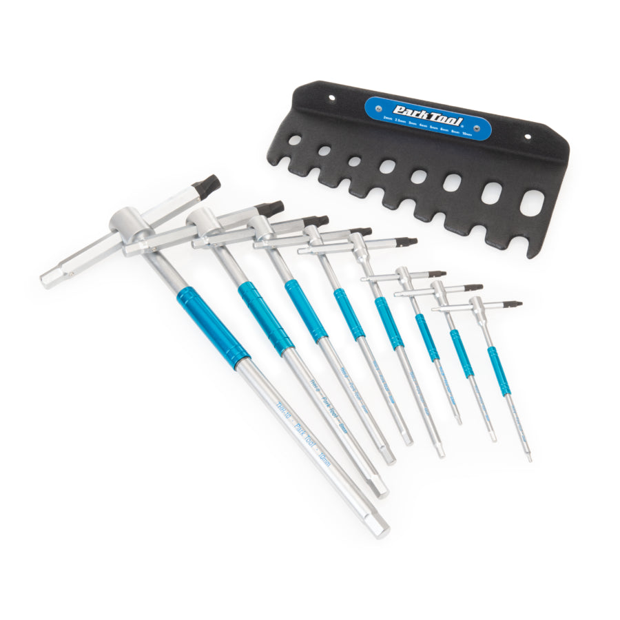 Park Tool THH-1 sæt med unbrakonøgler med forskydeligt T-greb og vægholder