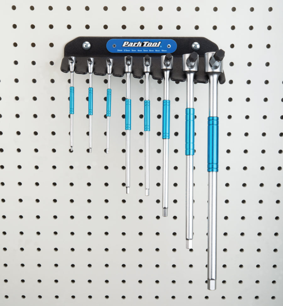 Park Tool THH-1 vægholder monteret på hulplade