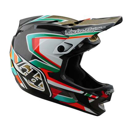 Kask MTB TROY LEE DESIGNS D4 CARBON MIPS Frames Czarny/Złoty
