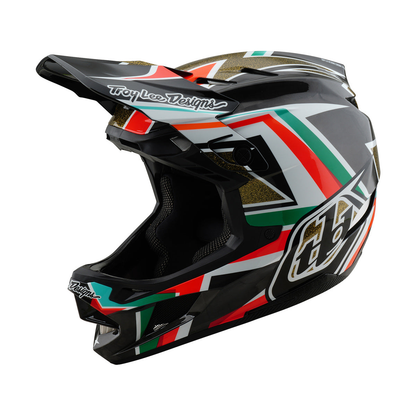 Kask MTB TROY LEE DESIGNS D4 CARBON MIPS Frames Czarny/Złoty