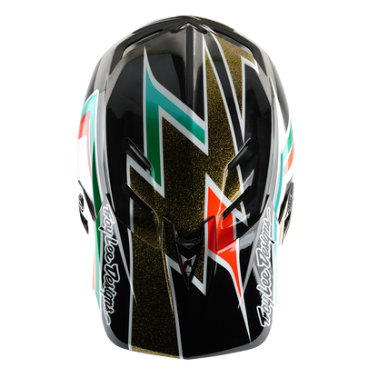 Kask MTB TROY LEE DESIGNS D4 CARBON MIPS Frames Czarny/Złoty