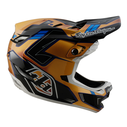 Casco MTB TROY LEE DESIGNS D4 COMPOSITE MIPS ROYALTY Nero/Oro