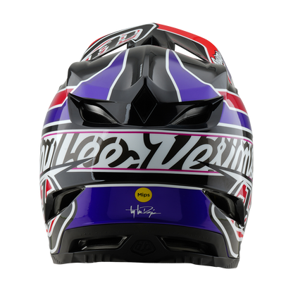 Kask MTB TROY LEE DESIGNS D4 POLYACRYLITE MIPS LINEAR Czarny
