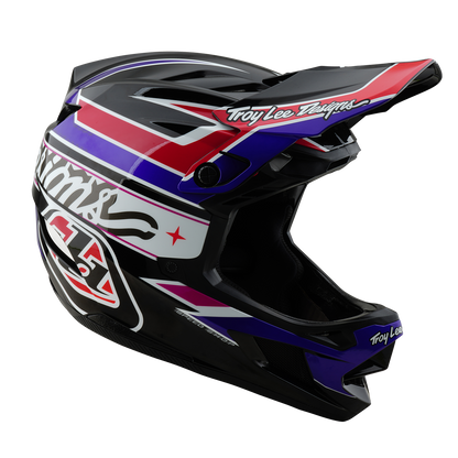 Kask MTB TROY LEE DESIGNS D4 POLYACRYLITE MIPS LINEAR Czarny