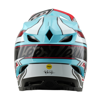 MTB-Helm TROY LEE DESIGNS D4 POLYACRYLITE MIPS LINEAR Blau
