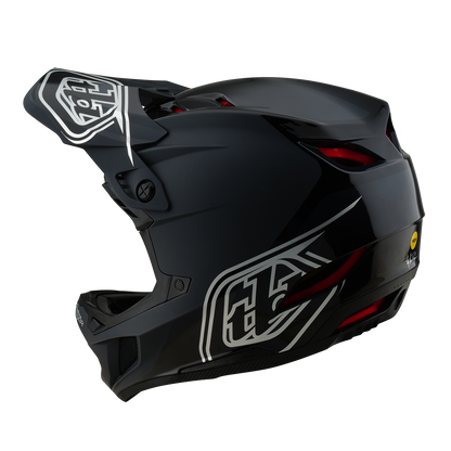 Kask MTB TROY LEE DESIGNS D4 POLYACRYLITE MIPS SHADOW Czarny