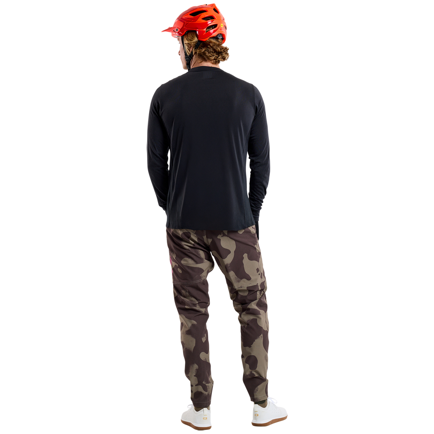 Maillot TROY LEE DESIGNS SKYLINE RIDE TEE SIGNATURE Manches Longues Noir