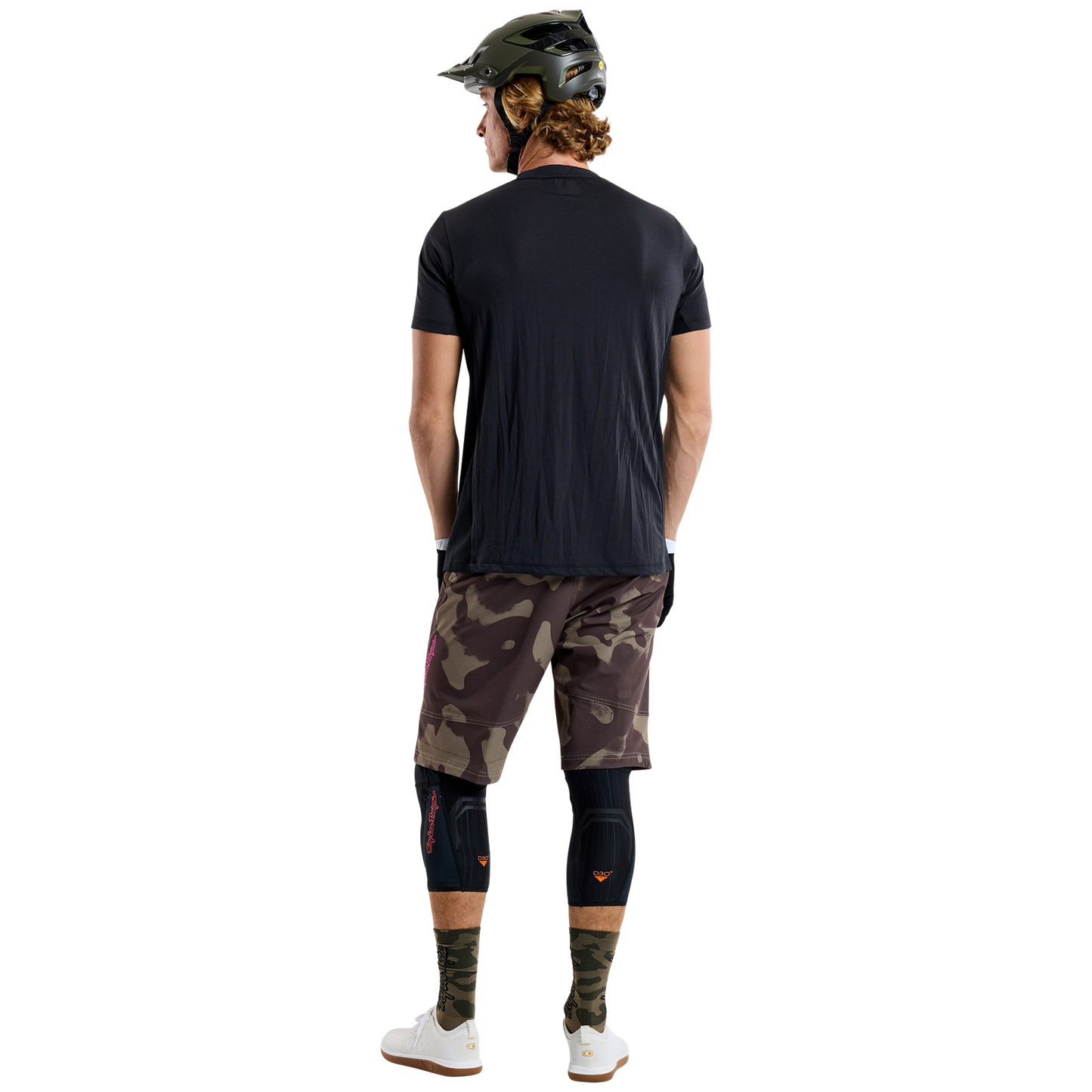 Maillot TROY LEE DESIGNS SKYLINE RIDE TEE SIGNATURE Manches Courtes Noir