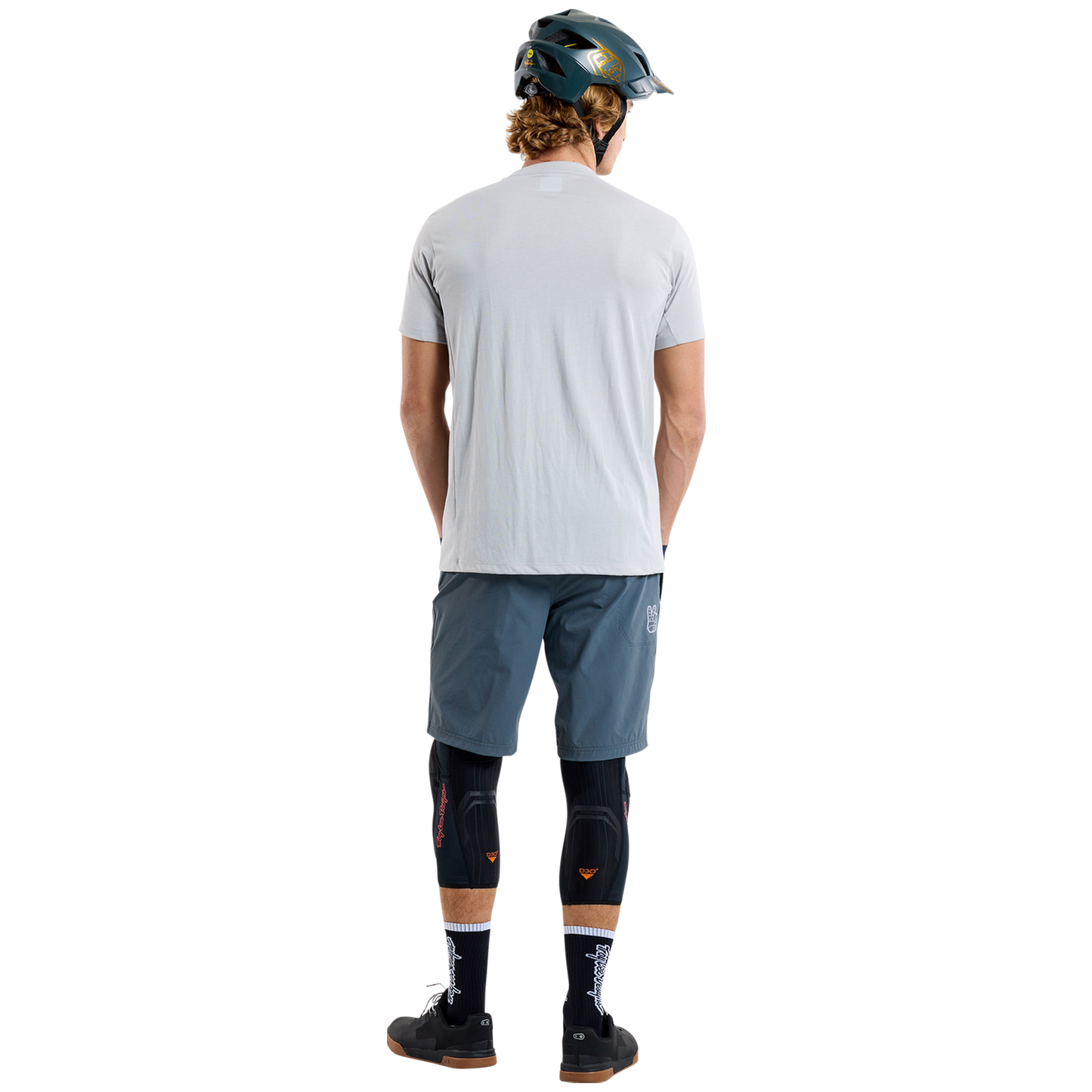 Maillot TROY LEE DESIGNS SKYLINE RIDE TEE SIGNATURE Manches Courtes Gris