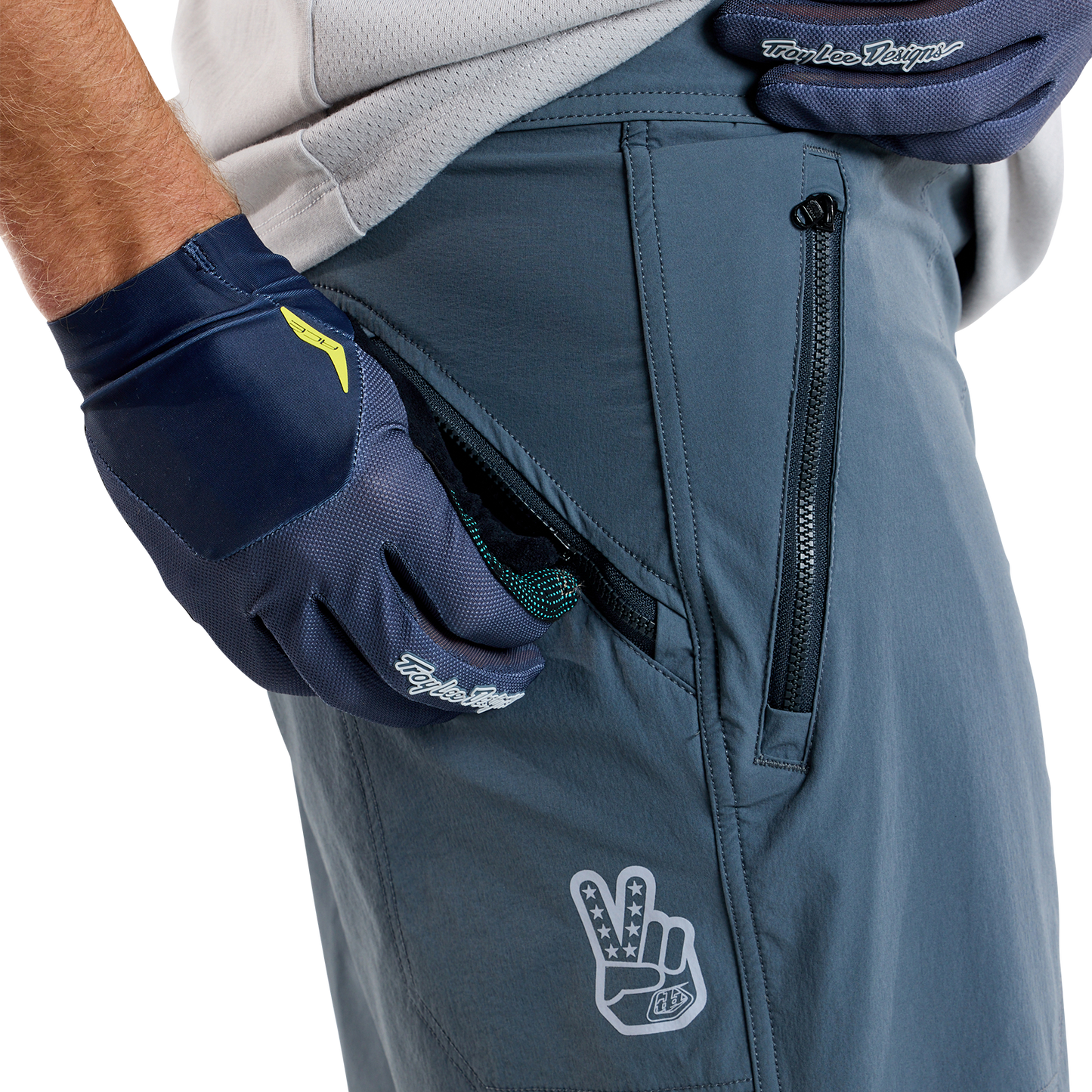 Short TROY LEE DESIGNS SKYLINE TRAIL MONO Bleu