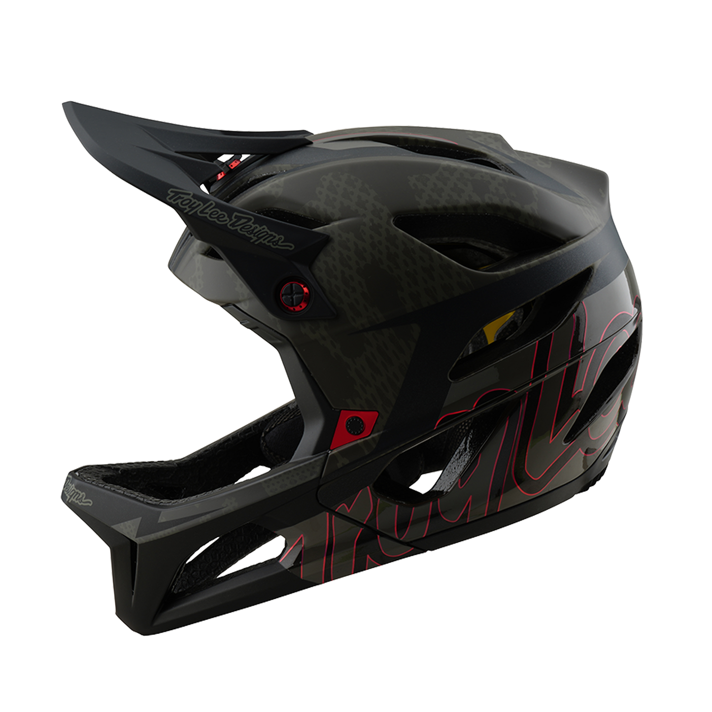 Casque VTT TROY LEE DESIGNS STAGE NEAUWAVE MIPS Camouflage Kaki 2025