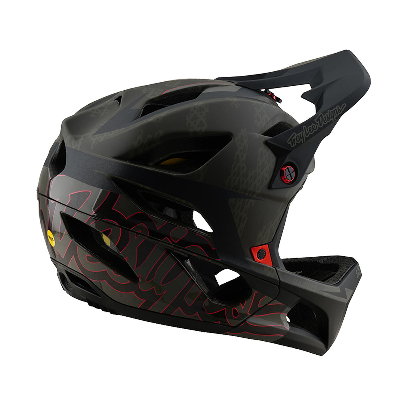 Casque VTT TROY LEE DESIGNS STAGE NEAUWAVE MIPS Camouflage Kaki 2025