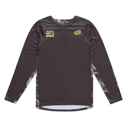 Maillot TROY LEE DESIGNS SKYLINE Mangas Largas Gris/Negro