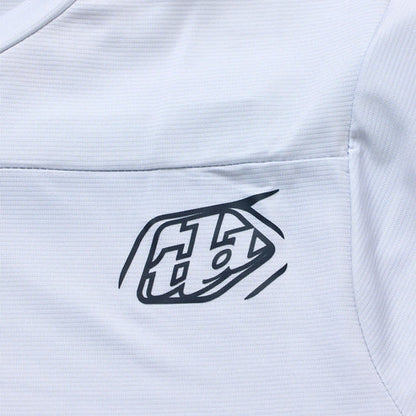 Maillot TROY LEE DESIGNS SKYLINE Mangas Largas Blanco/Rojo
