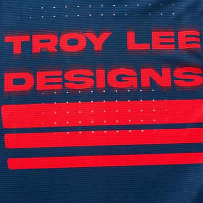 Maillot TROY LEE DESIGNS SPRINT Mangas Largas Azul/Rojo