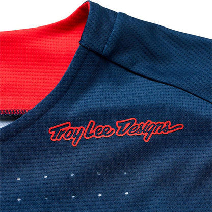 Maillot TROY LEE DESIGNS SPRINT Mangas Largas Azul/Rojo