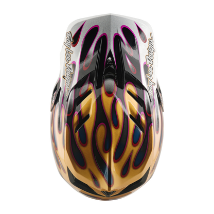 Casco MTB TROY LEE DESIGNS D4 CARBON MIPS Overspray Gold/Nero