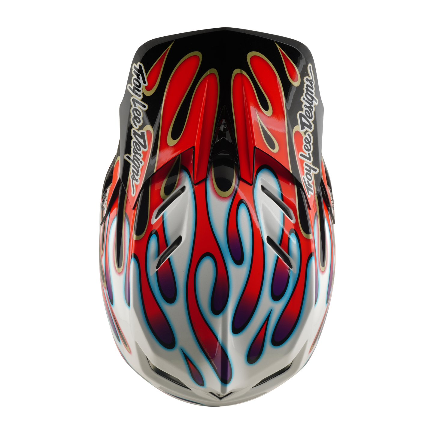Casco MTB TROY LEE DESIGNS D4 COMPOSITE MIPS OVERSPRAY Blanco/Rojo