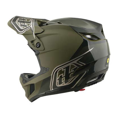 Kask MTB TROY LEE DESIGNS D4 POLYACRYLITE MIPS SHADOW BEETLE Khaki