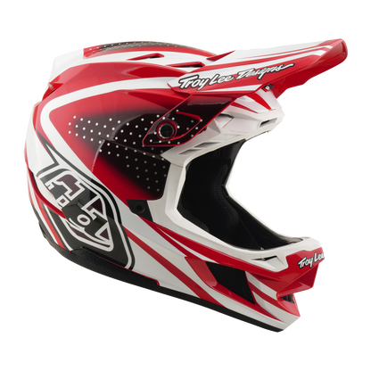 MTB-helm TROY LEE DESIGNS D4 POLYACRYLITE MIPS THE LINE Rood/Wit
