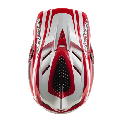 MTB-helm TROY LEE DESIGNS D4 POLYACRYLITE MIPS THE LINE Rood/Wit