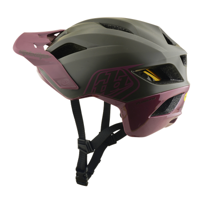 Kask MTB TROY LEE DESIGNS FLOWLINE POINT MIPS Szary/Śliwkowy
