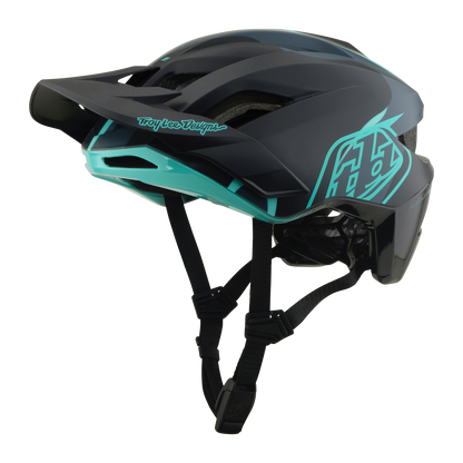 Kask MTB TROY LEE DESIGNS FLOWLINE SE MIPS BADGE Carbon/Niebieski