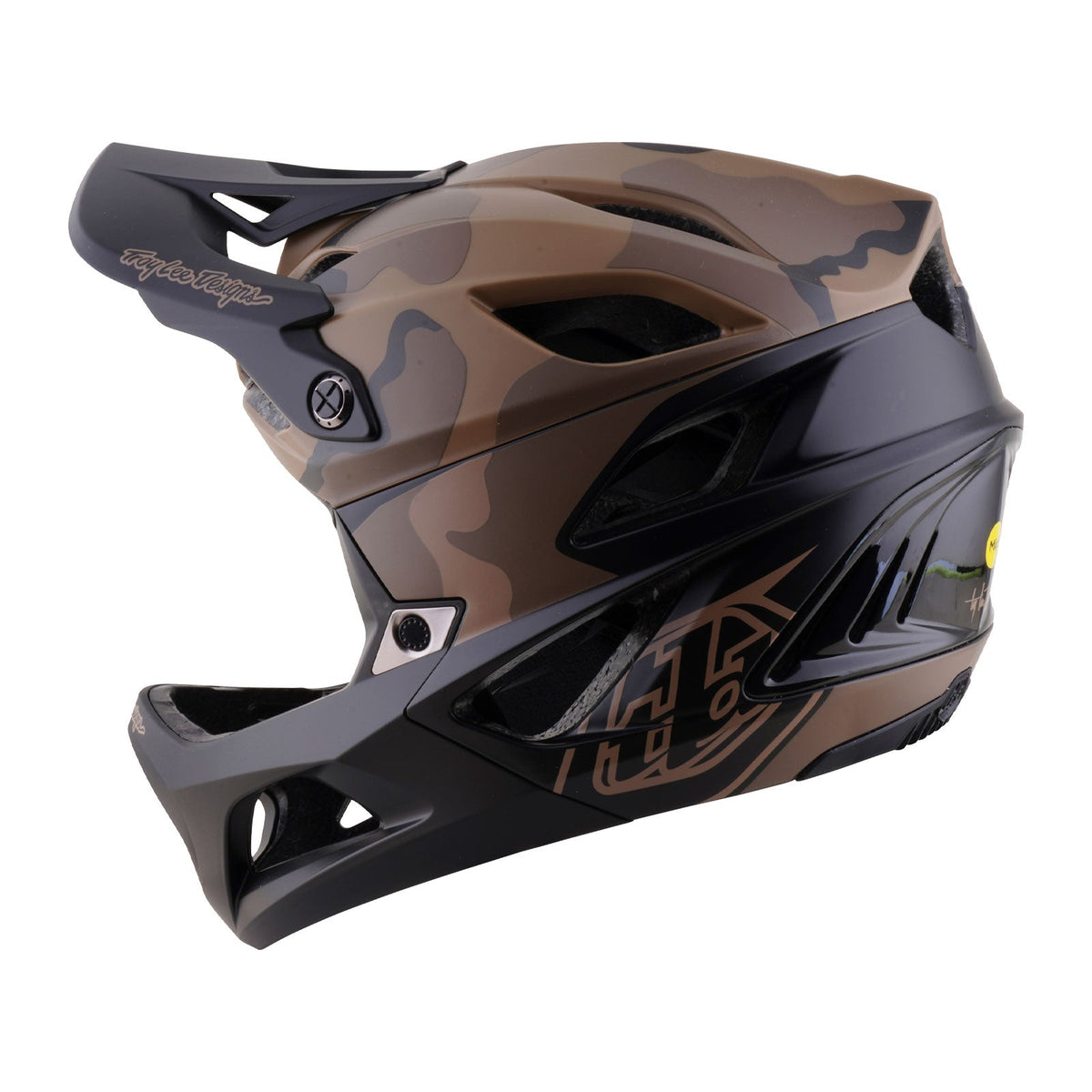 MTB kaciga TROY LEE DESIGNS STAGE 2 SPLIT smeđa/maskirna