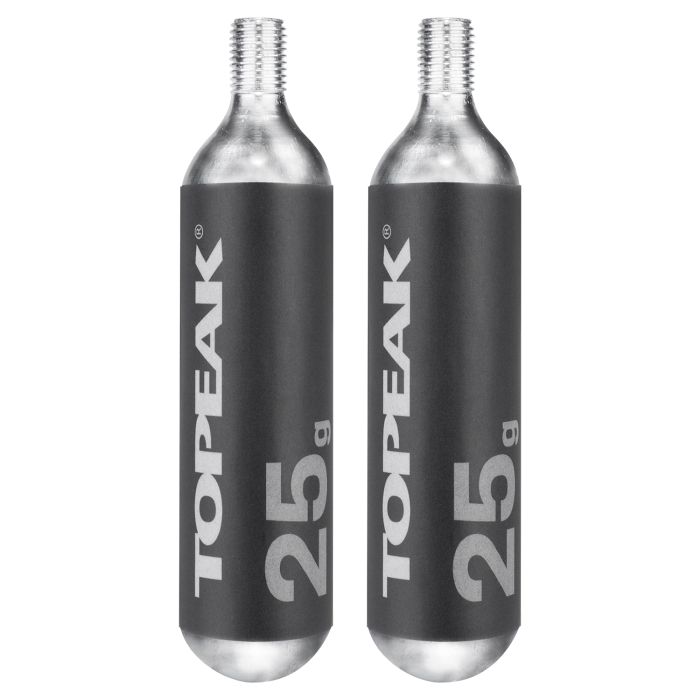 Cartuchos CO2 TOPEAK Roscado 25g (2 peças)