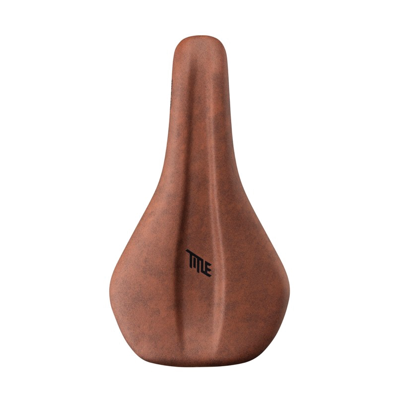 Selle Title MS2 marron, vue de trois quarts
