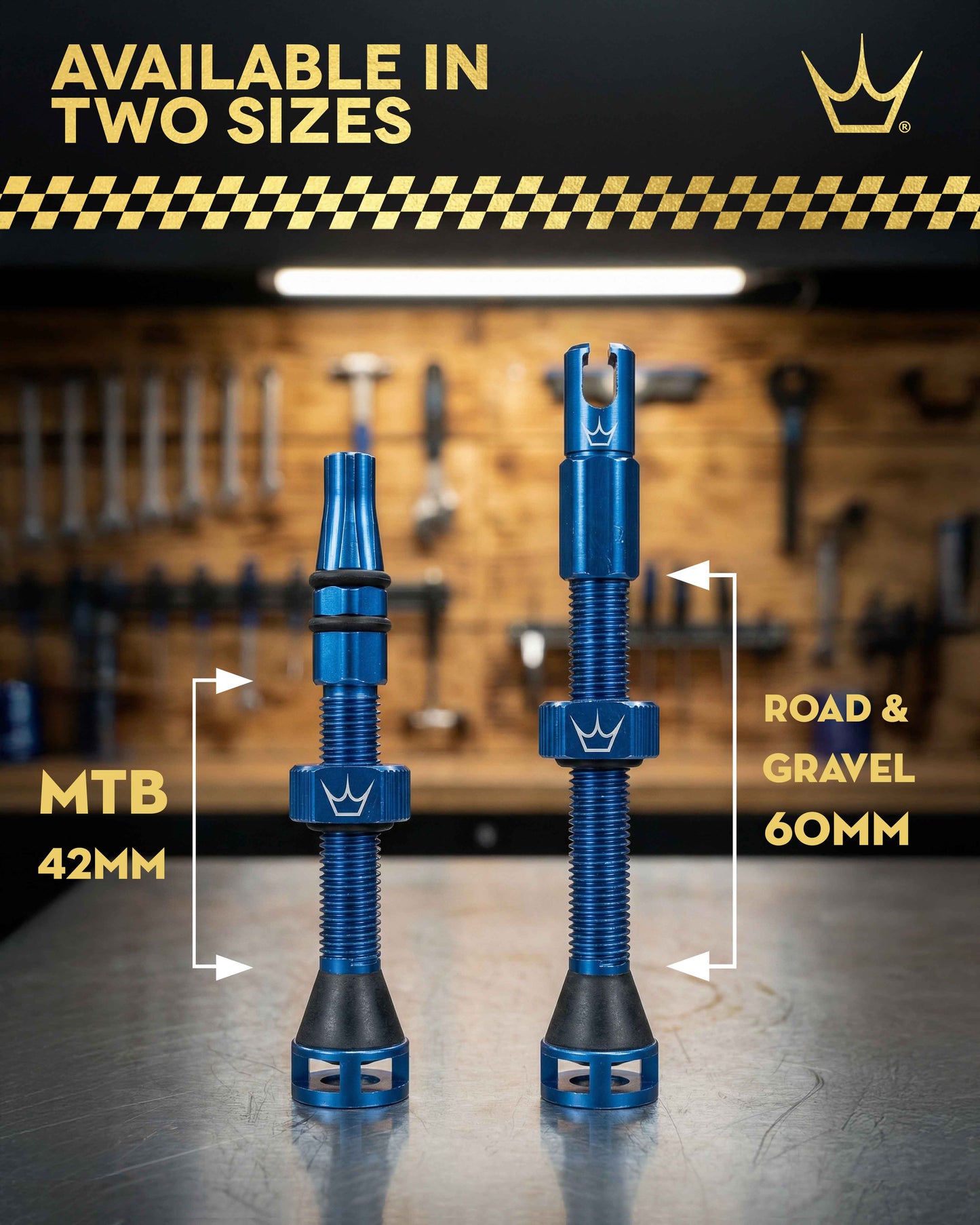 Valves Tubeless PEATY'S HOLESHOT FAST FLOW 60mm (x2) Or
