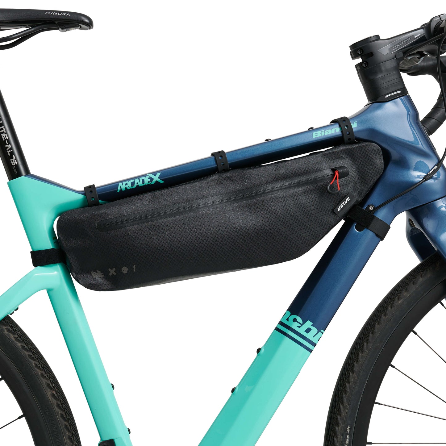 USWE FRAME TUBE LARGE 3.4 L Black Frame Bag