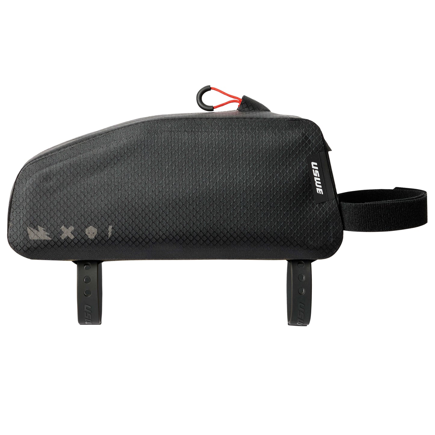 Taška na rám USWE TOP TUBE ZIPPERED 1,2 l, černá