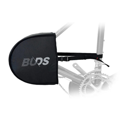 BUDS REAR BIKE PROTECT Suojakuori Maantie/Maastopyörän Takasiirtimelle Musta