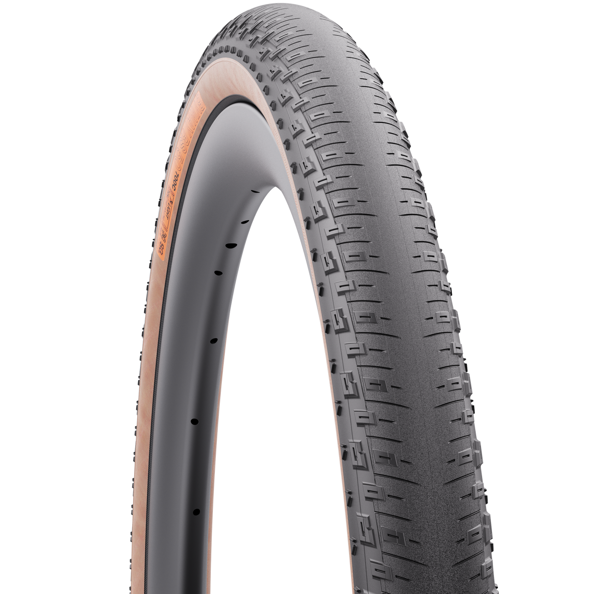 WTB BYWAY RS 50-dæk 700x50c Tubeless Ready med beige dæksider