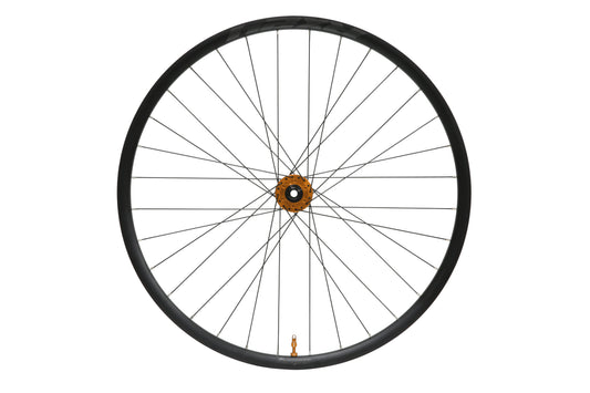 HOPE RX24 700C aluminium voorwiel met oranje Pro 5-naaf