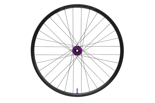 HOPE RX24 700C aluminium voorwiel met paarse Pro 5-naaf