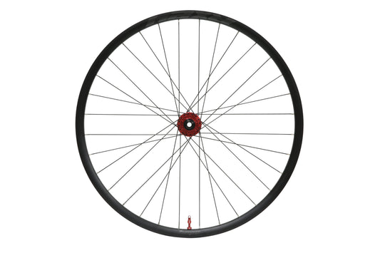 HOPE RX24 700C aluminium voorwiel met rode Pro 5-naaf