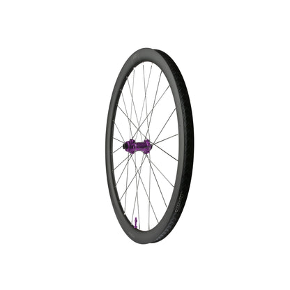 HOPE RX40 700C framhjul i kolfiber, Pro 5-nav i lila