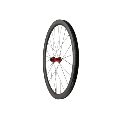 HOPE RX40 700C carbon voorwiel, Pro 5-naaf in rood