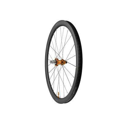 HOPE RX40 700C bakhjul i kolfiber, Pro 5-nav i orange