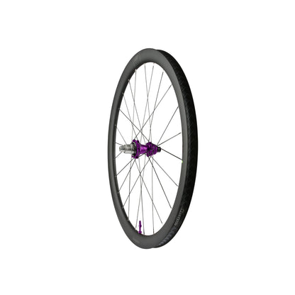 Roda traseira HOPE RX40 700C de carbono, cubo Pro 5 violeta