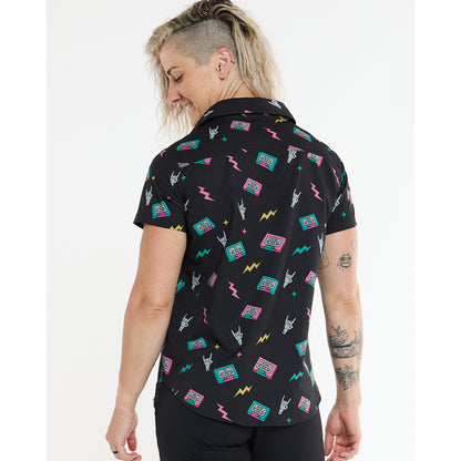 Camicia Tecnica DHARCO TECH PARTY MIX TAPE Donna Nero