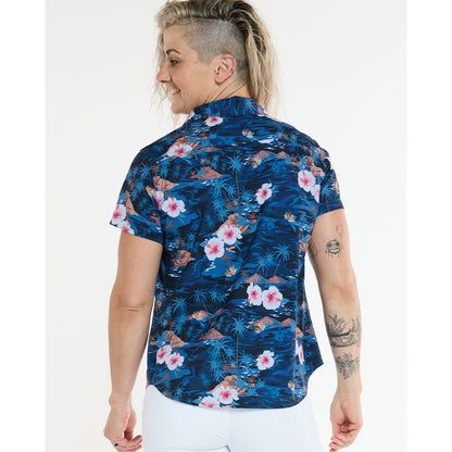 Camicia Tecnica DHARCO TECH PARTY OASIS Donna Blu
