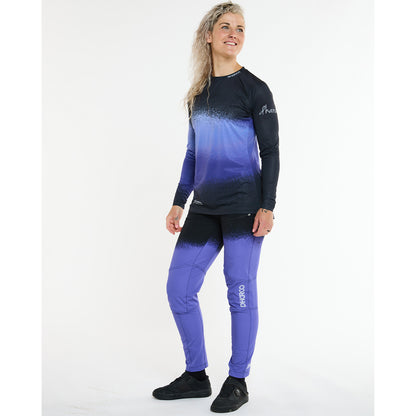 Maglia DHARCO RACE ULTRA VIOLET Maniche Lunghe Donna Nero/Viola
