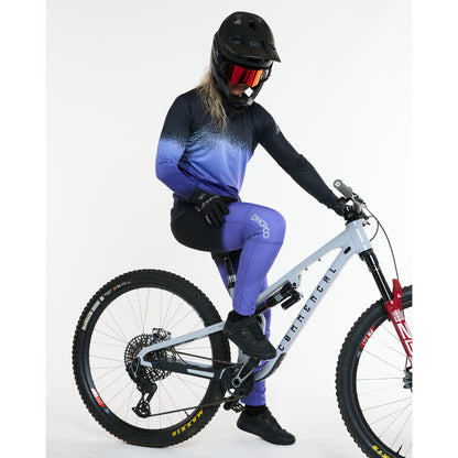 Maglia DHARCO RACE ULTRA VIOLET Maniche Lunghe Donna Nero/Viola